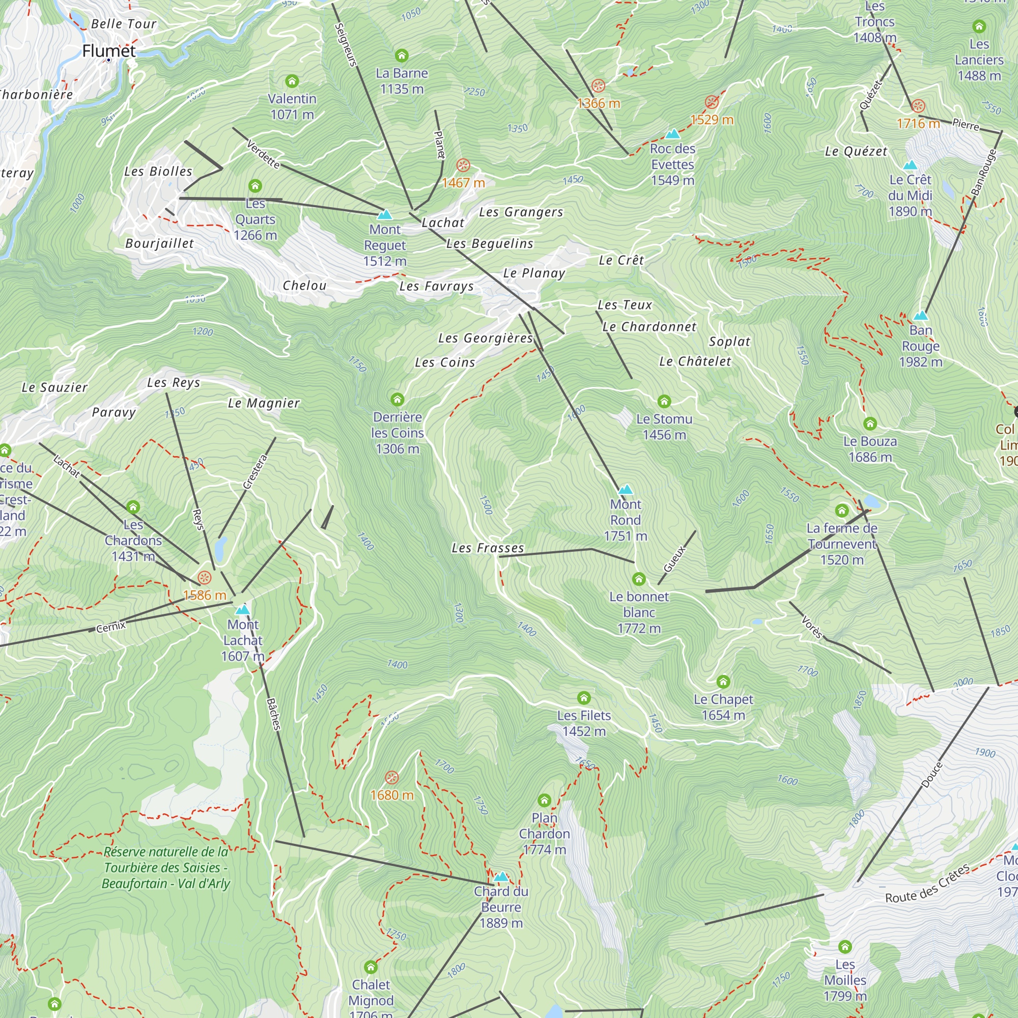 La Rionderie map