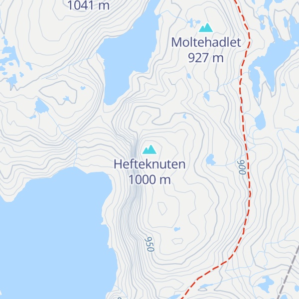 Map of Hefteknuten