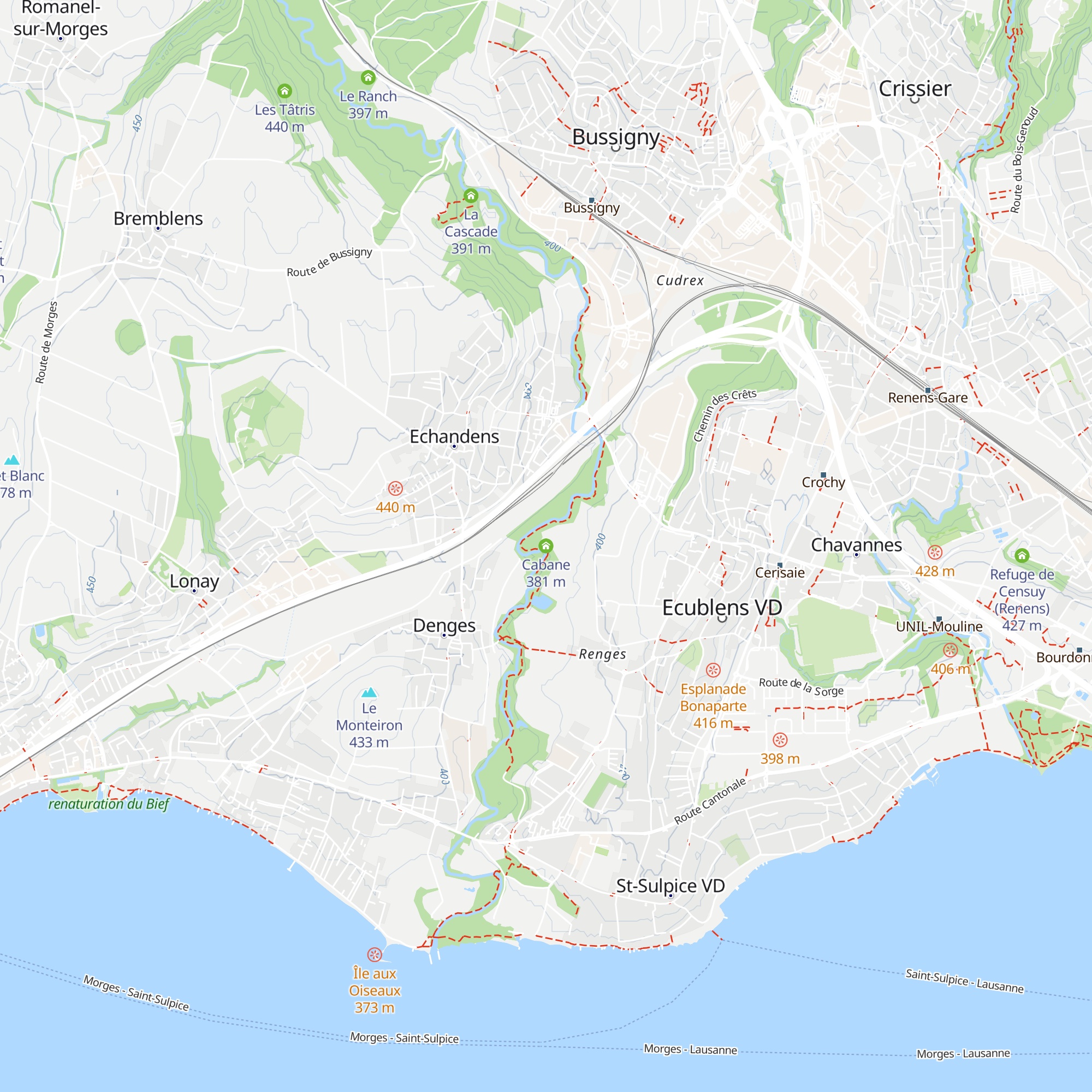 Cabane map