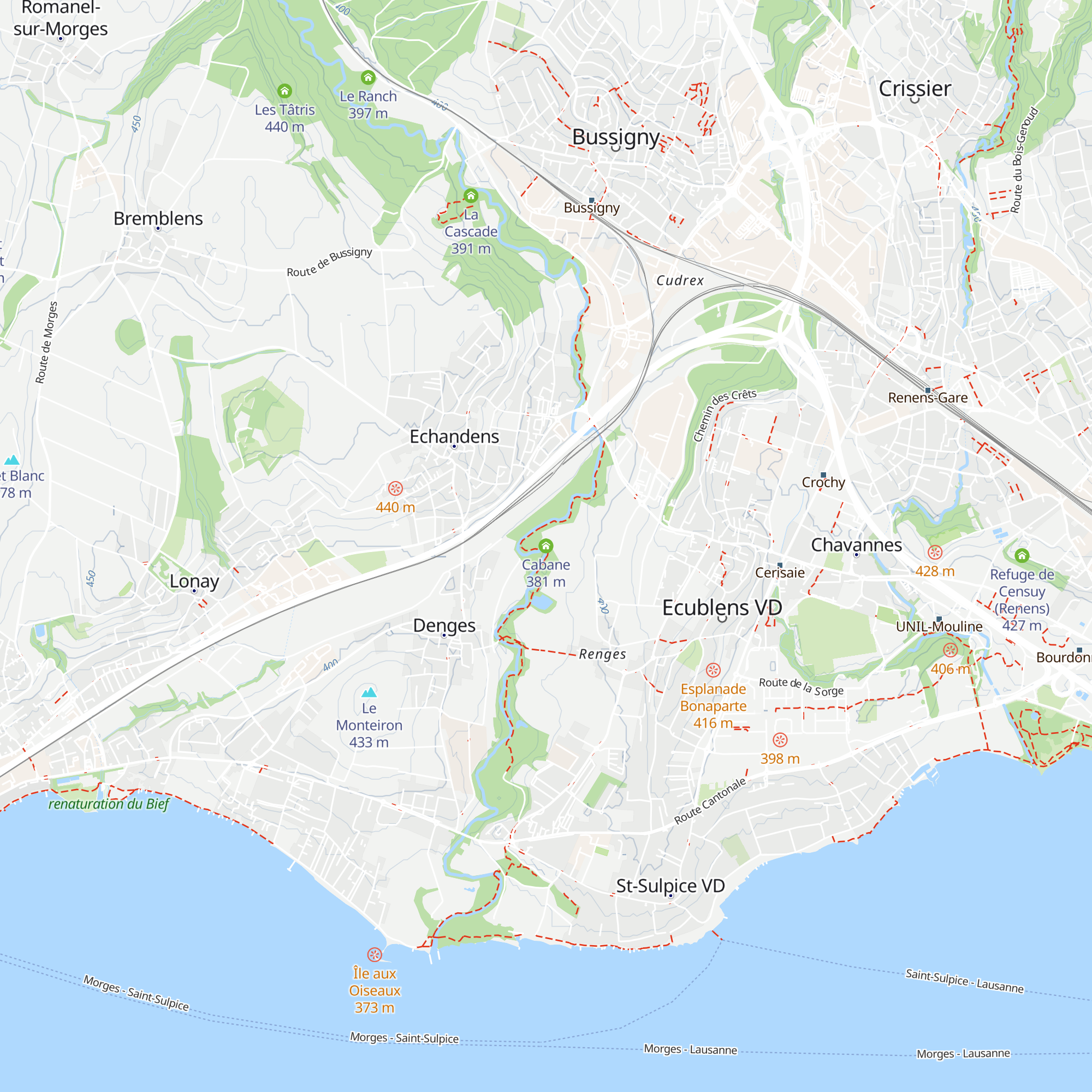 Cabane map