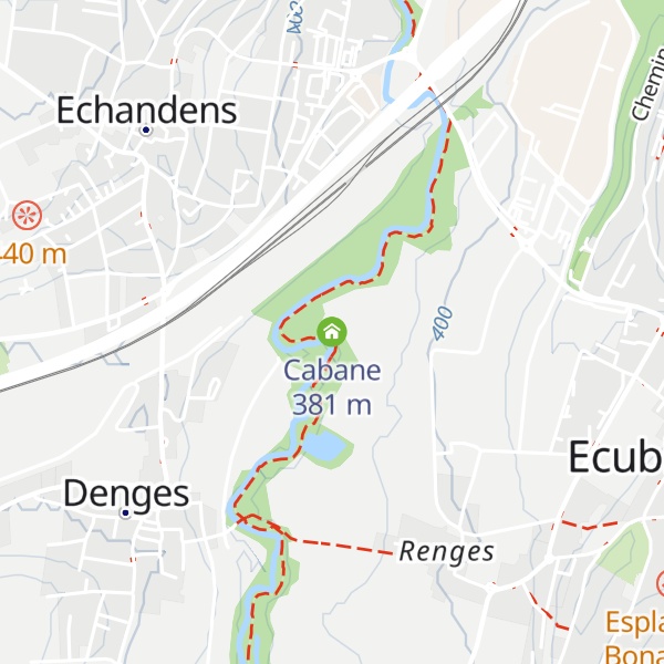 Map of Cabane