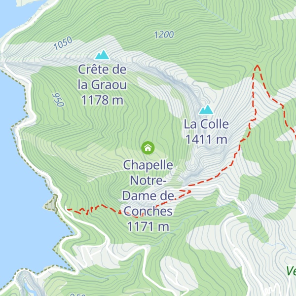 Map of Chapelle Notre-Dame de Conches