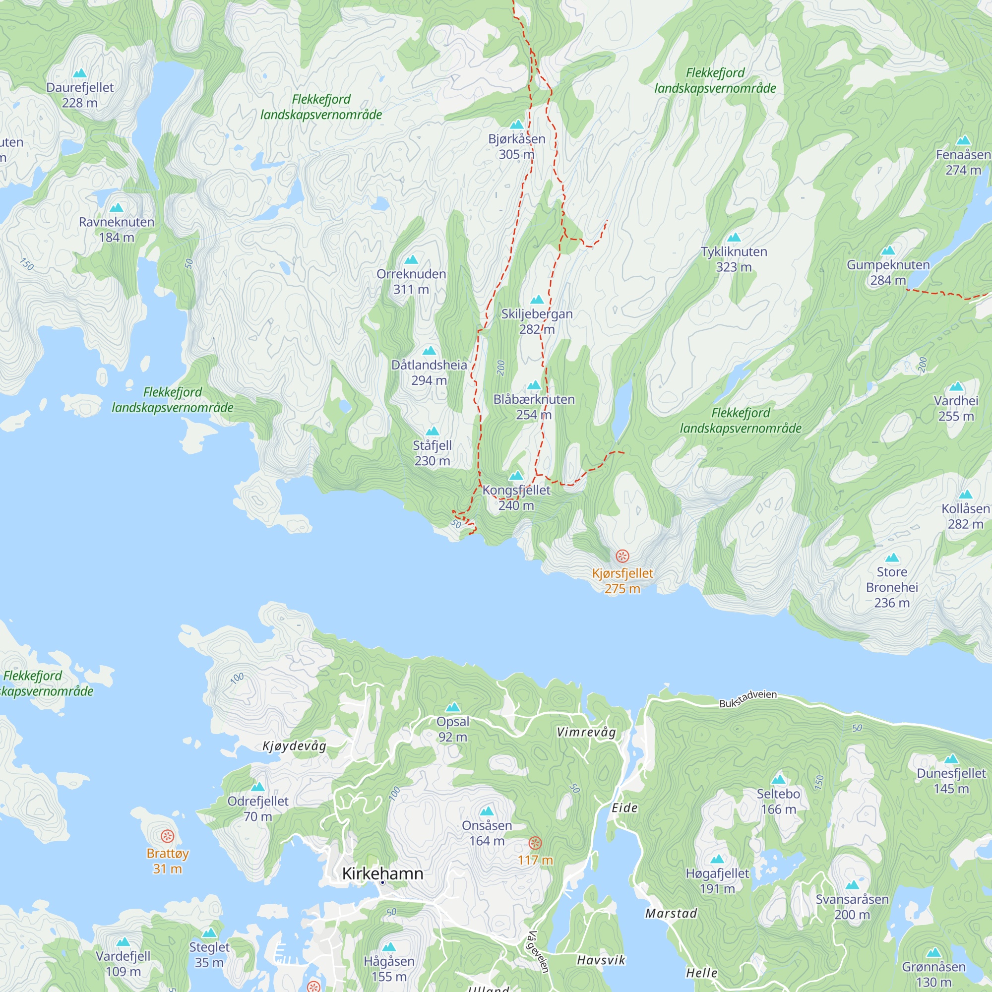 Gården Li map