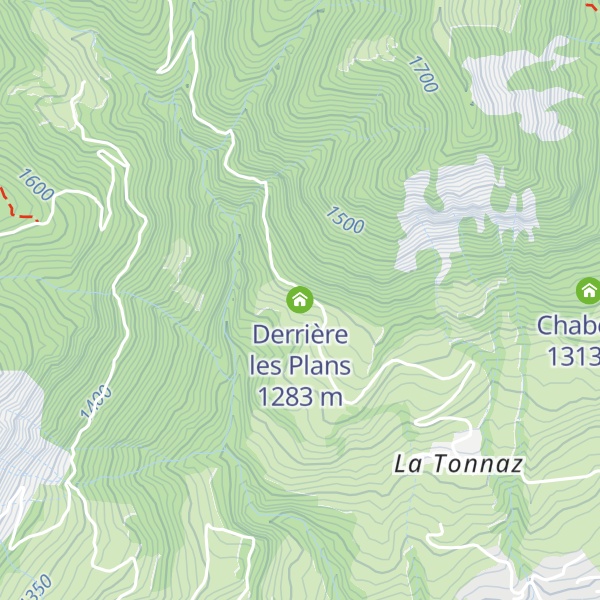 Map of Derrière les Plans