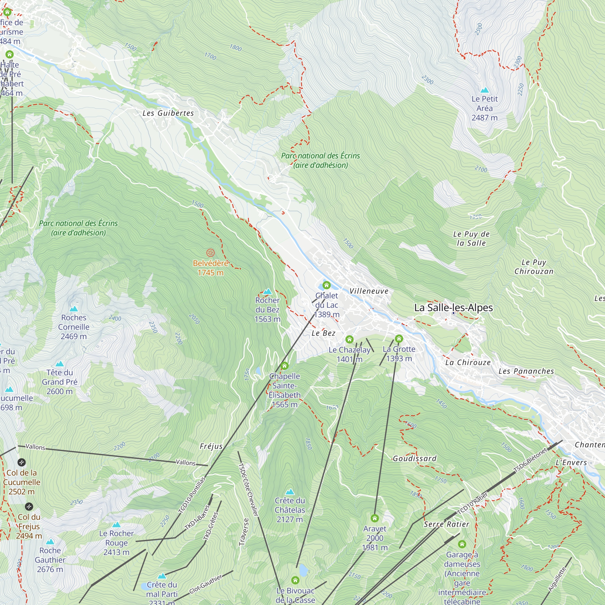 Club Med Serre-Chevalier map