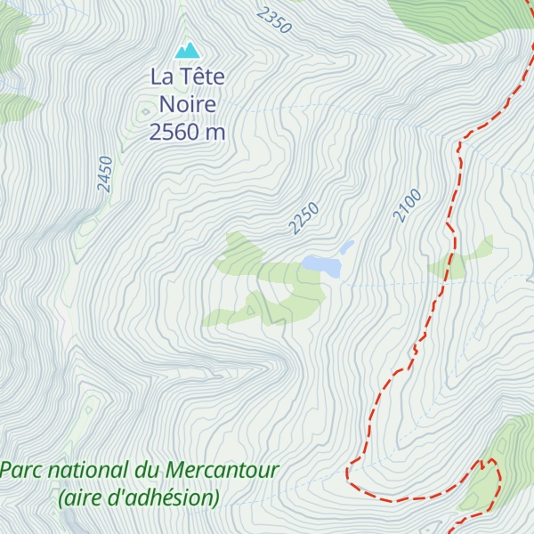 Map of Cabane de Mourre Petit