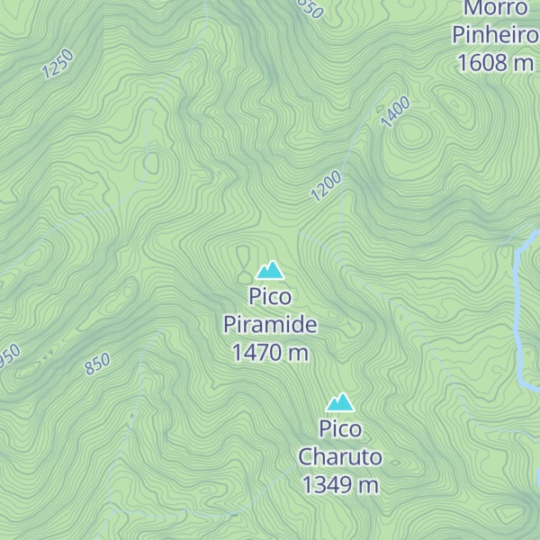 Map of Pico Piramide
