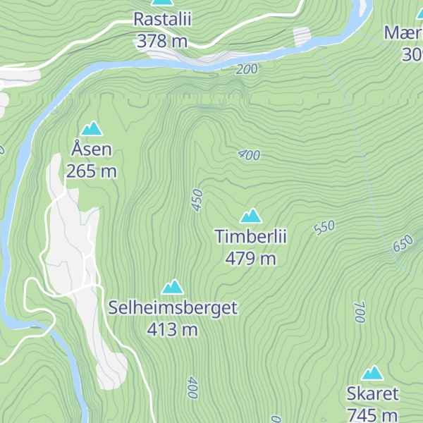 Map of Meringanolten