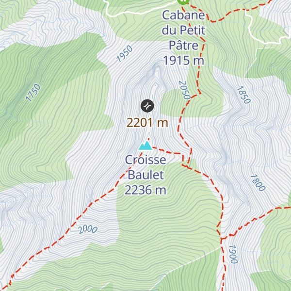 Map of Croisse Baulet