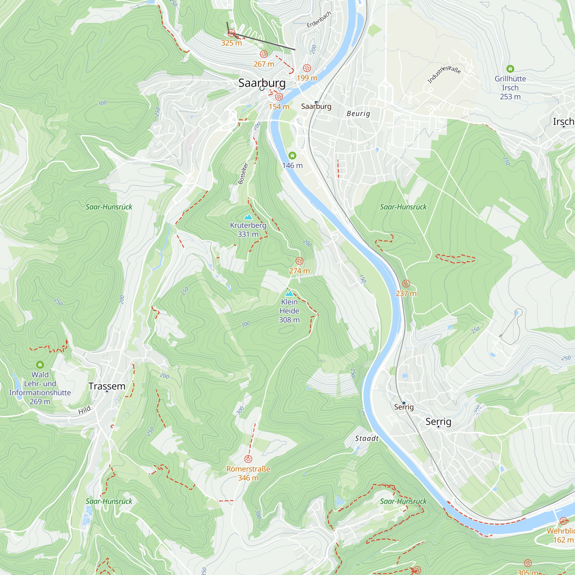 Schutzhütte Klein-Heide map