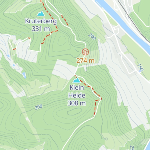 Map of Schutzhütte Klein-Heide