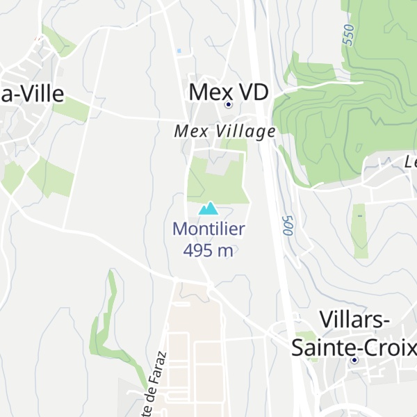Map of Montilier