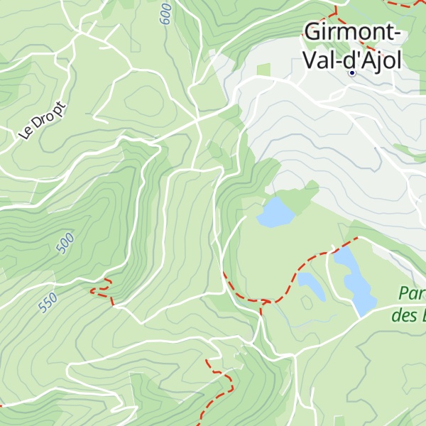 Map of Gîte de l'Auberge de la Ferme Saint-Vallier