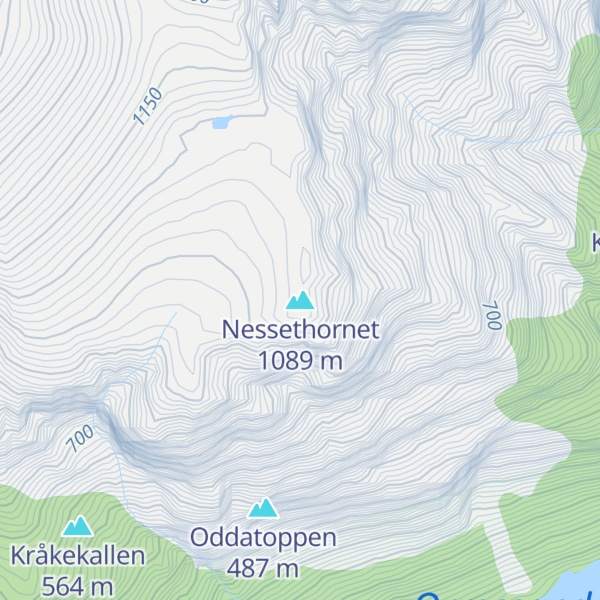 Map of Nessethornet