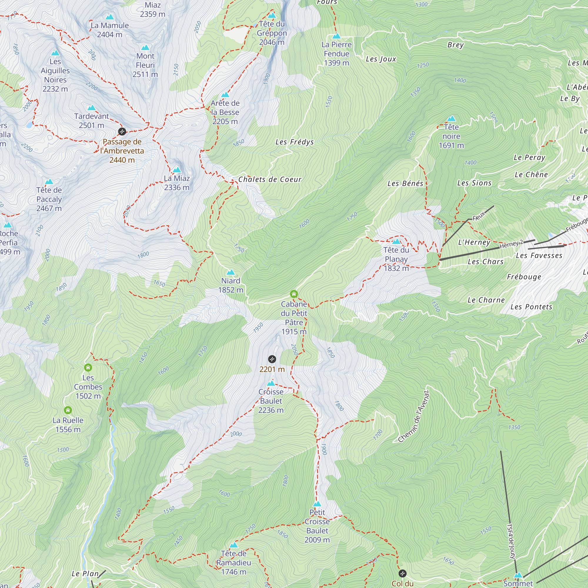 Cabane du Petit Pâtre map