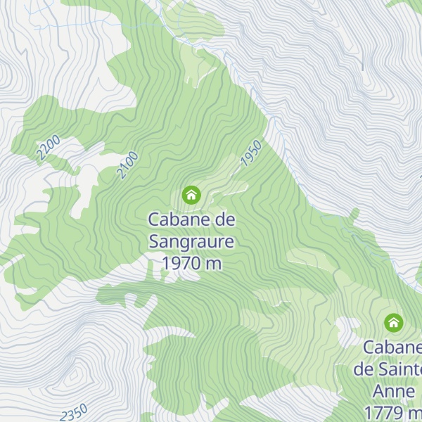 Map of Cabane de Sangraure