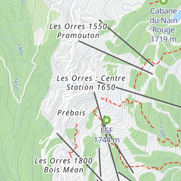 Map of Les Moufles