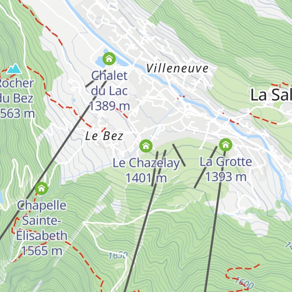 Map of Le Chazelay