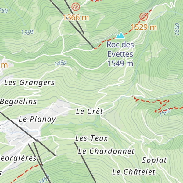 Map of La Sauge
