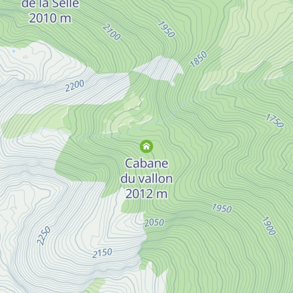 Map of Cabane du vallon