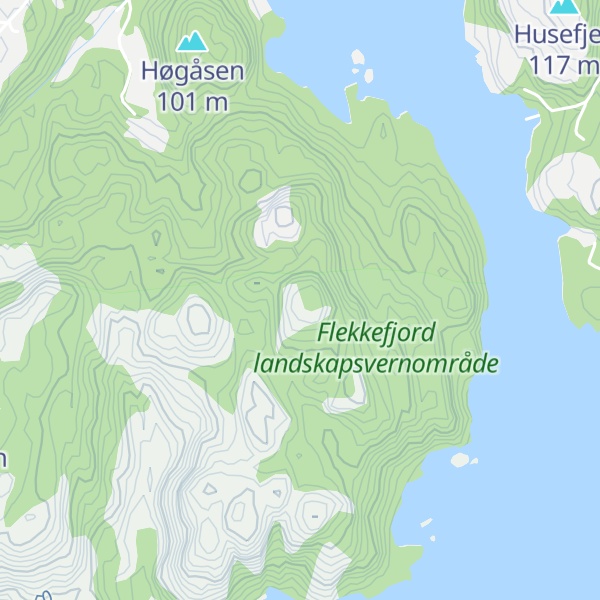 Map of Palfjellet