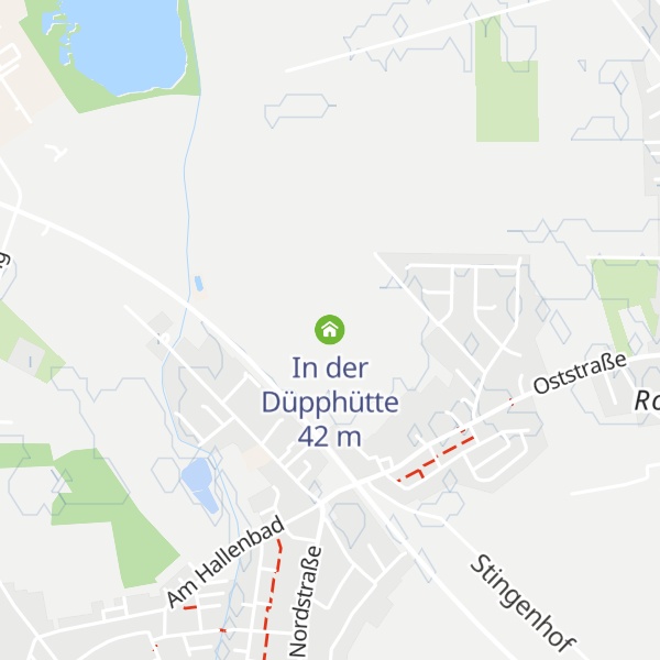 Map of In der Düpphütte