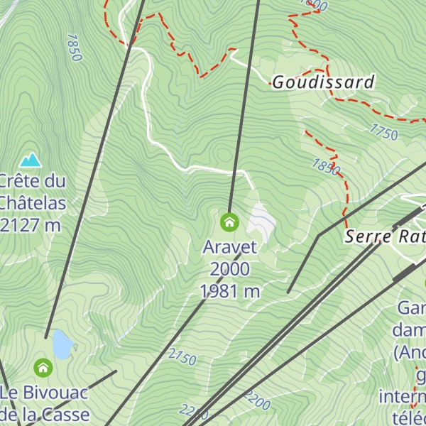 Map of La Cabane