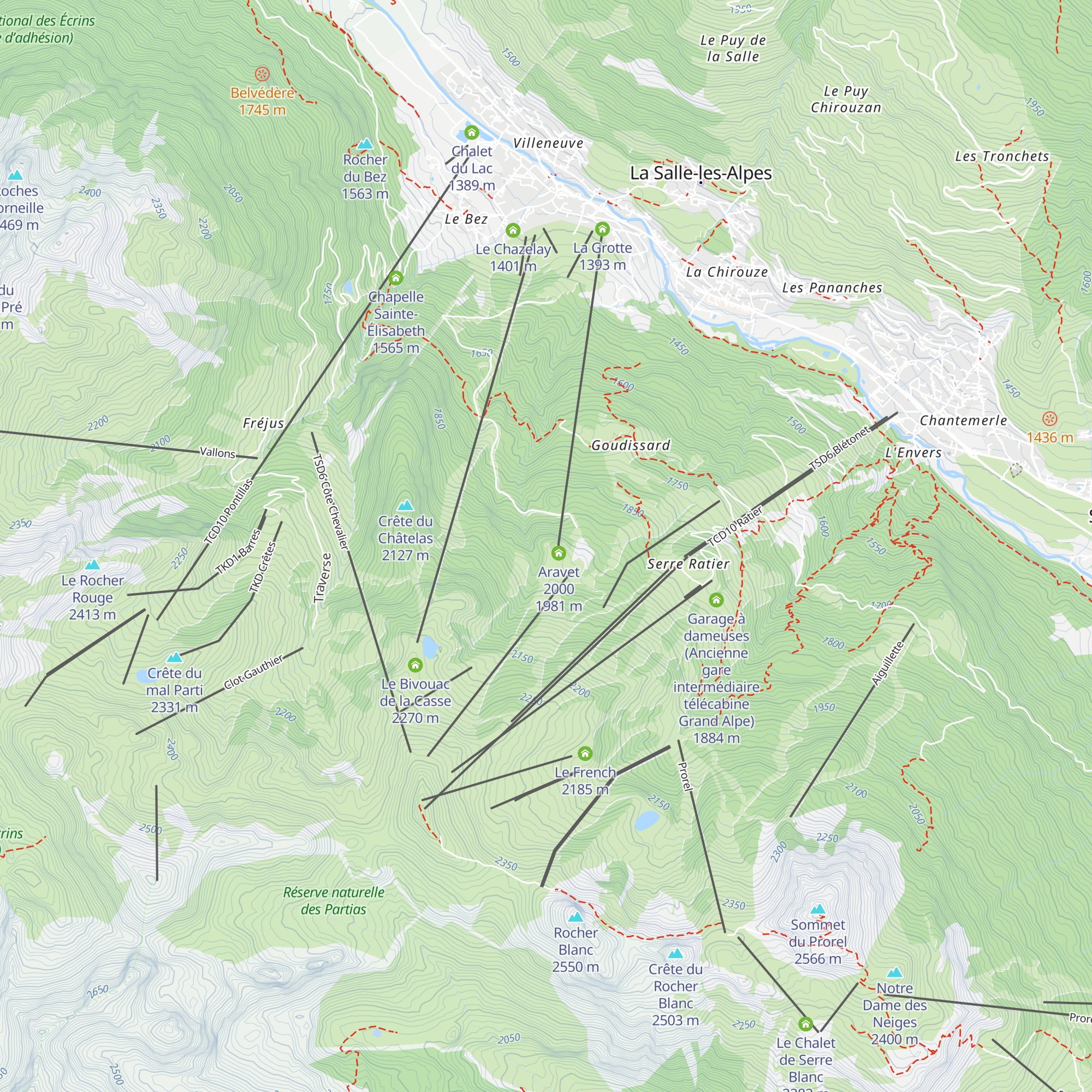 La Cabane map
