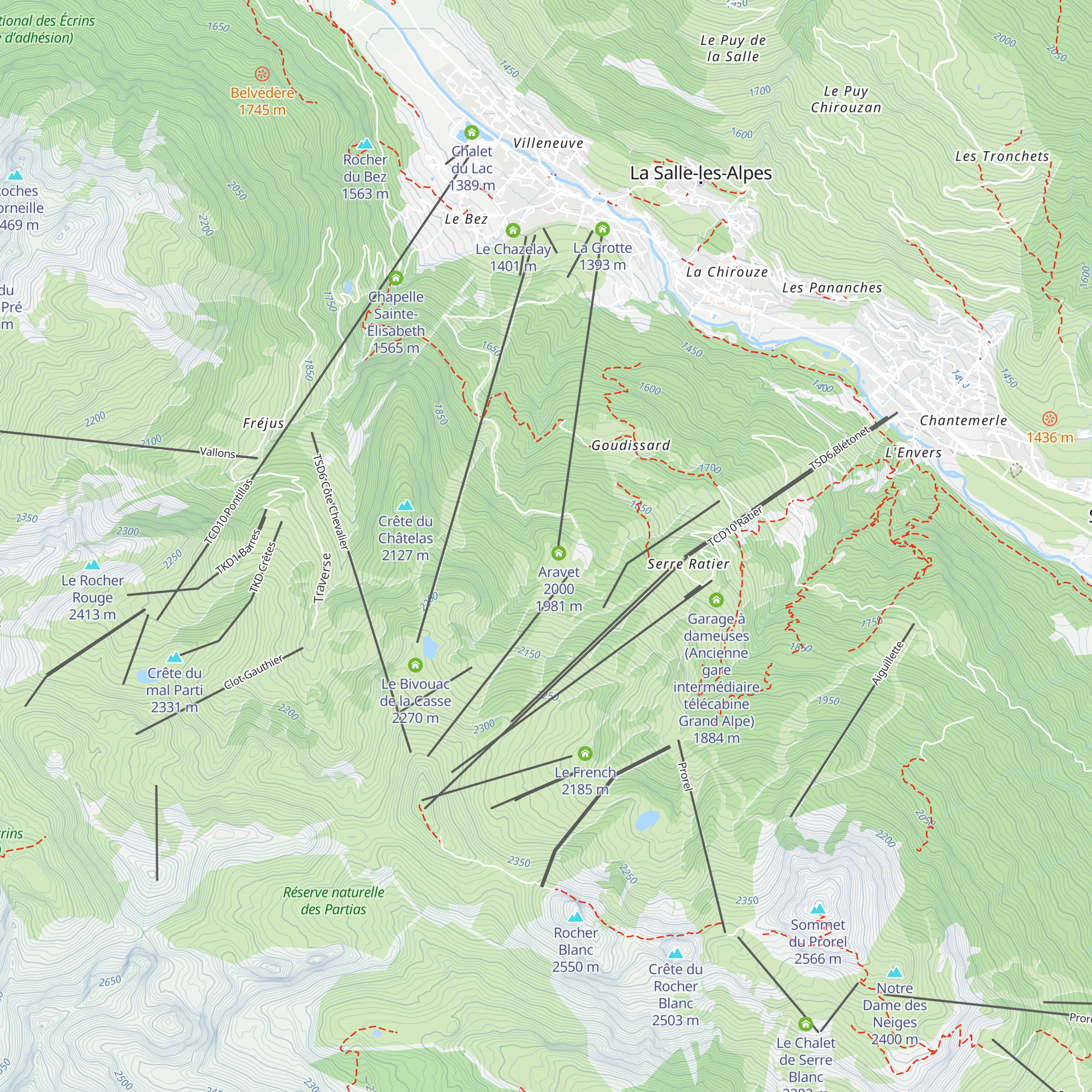 La Cabane map