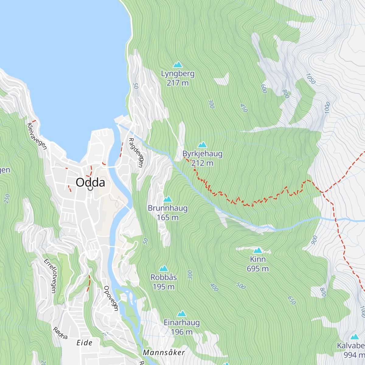 Ragdebu Dagsturhytte map