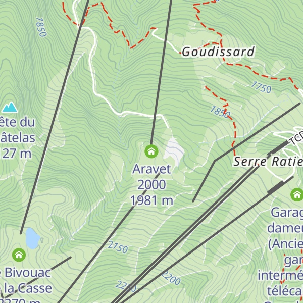 Map of Aravet 2000