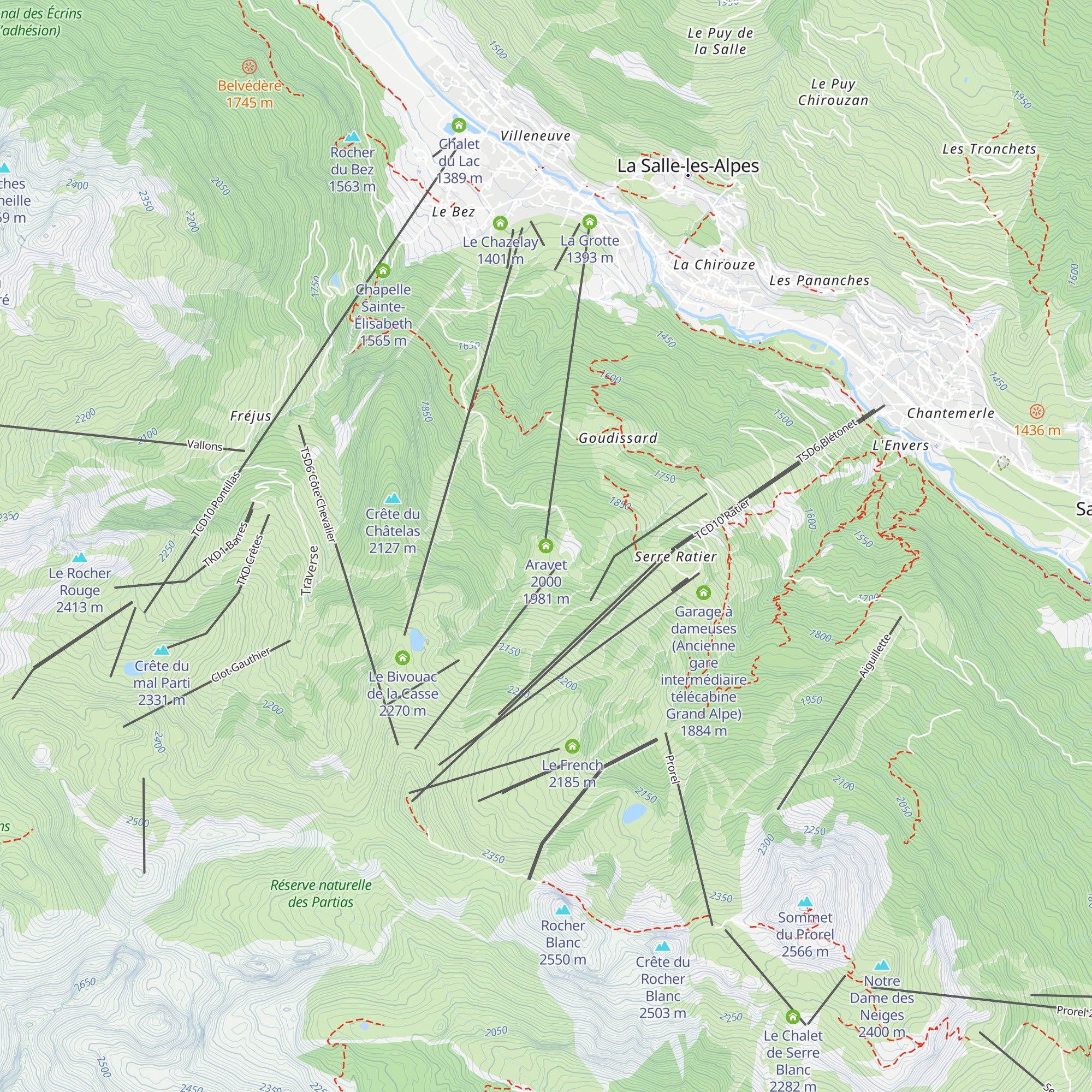 Aravet 2000 map