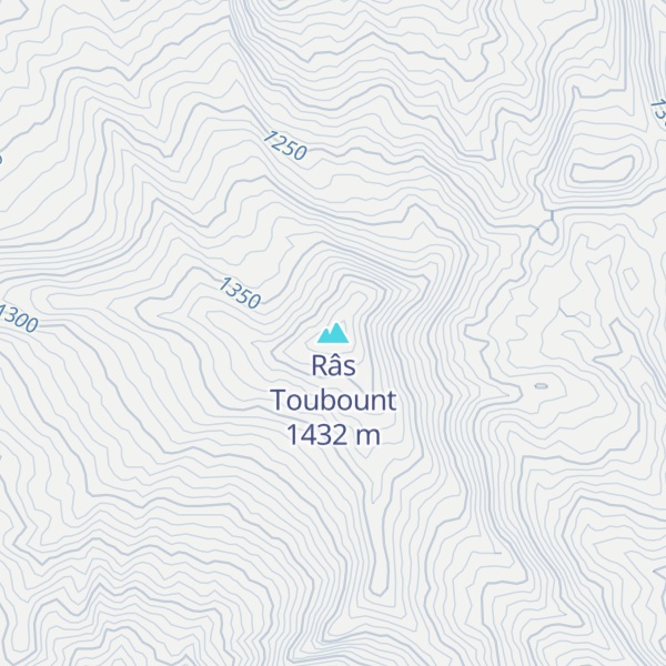 Map of Râs Toubount