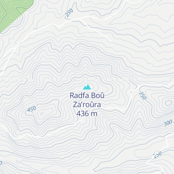 Map of Radfa Boû Za’roûra
