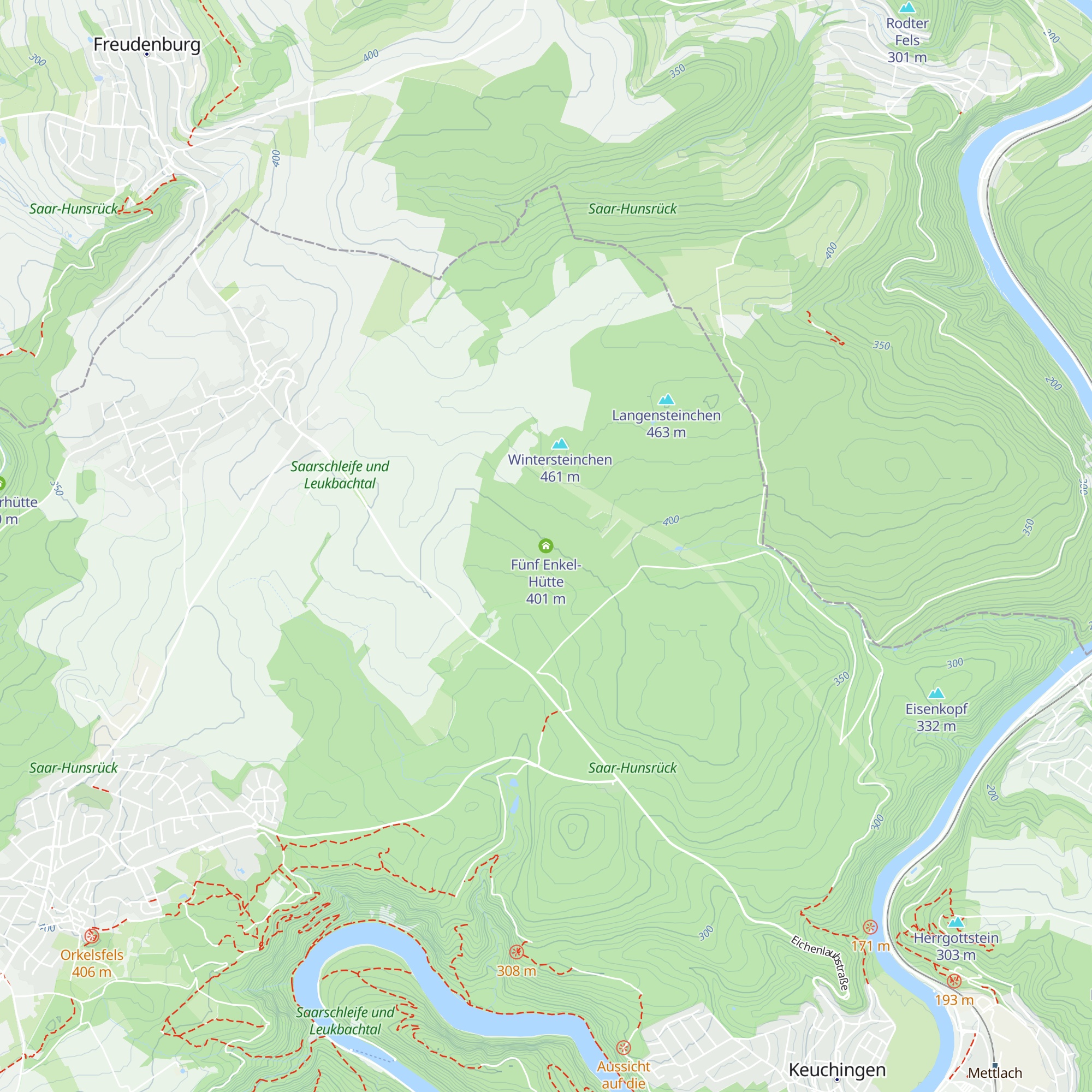 Fünf Enkel-Hütte map