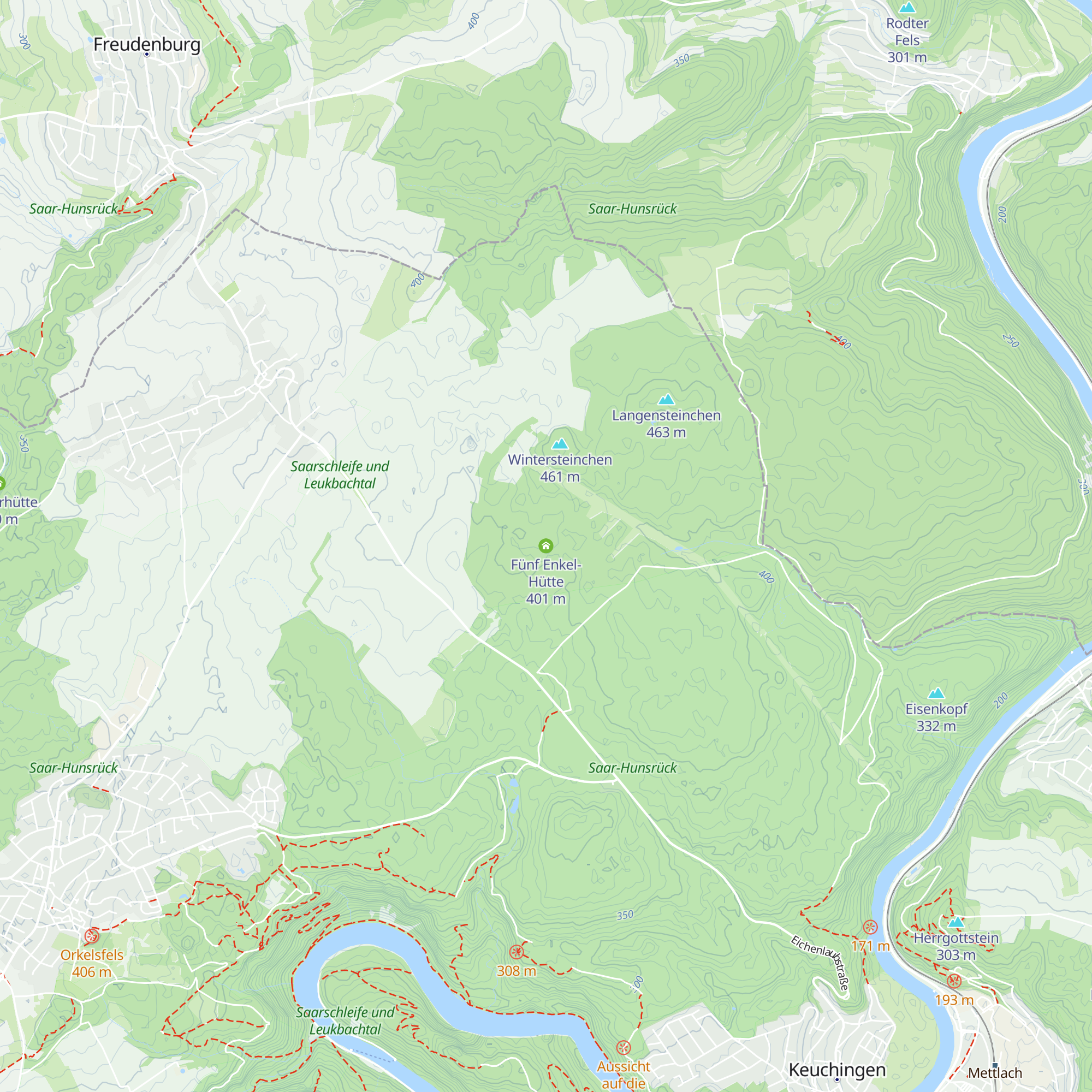 Fünf Enkel-Hütte map