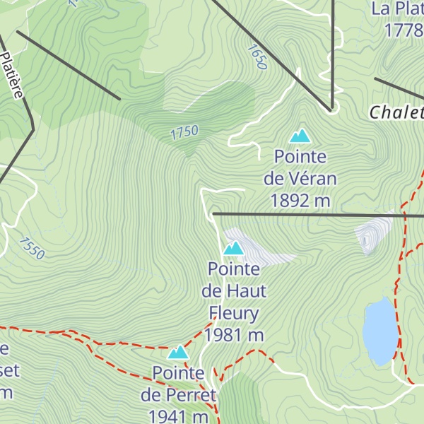 Map of Pointe du Vélard