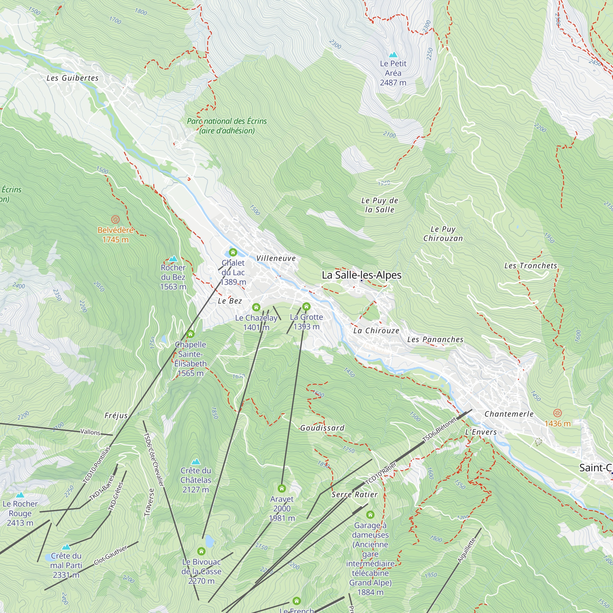La Grotte map
