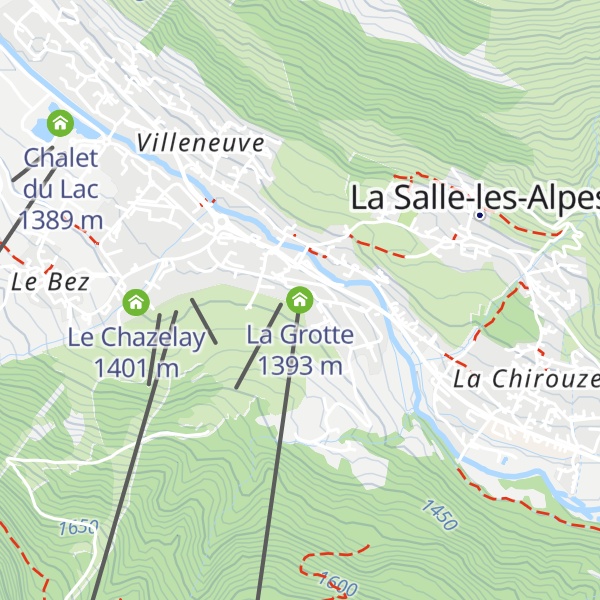 Map of La Grotte
