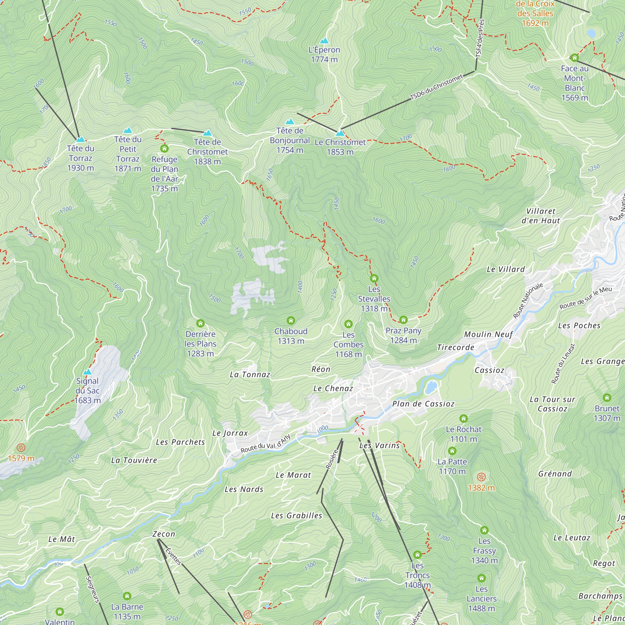 Combettes map