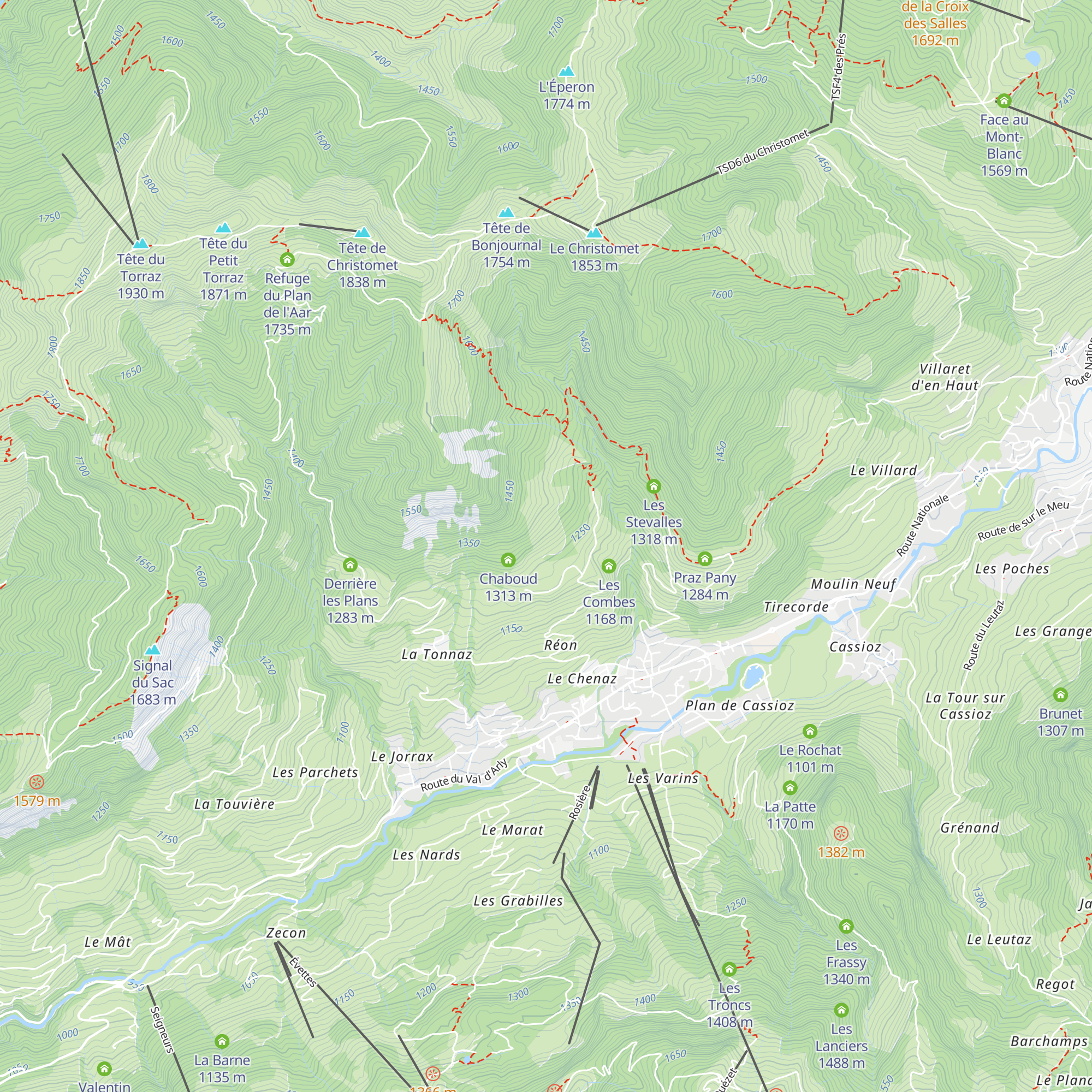 Combettes map