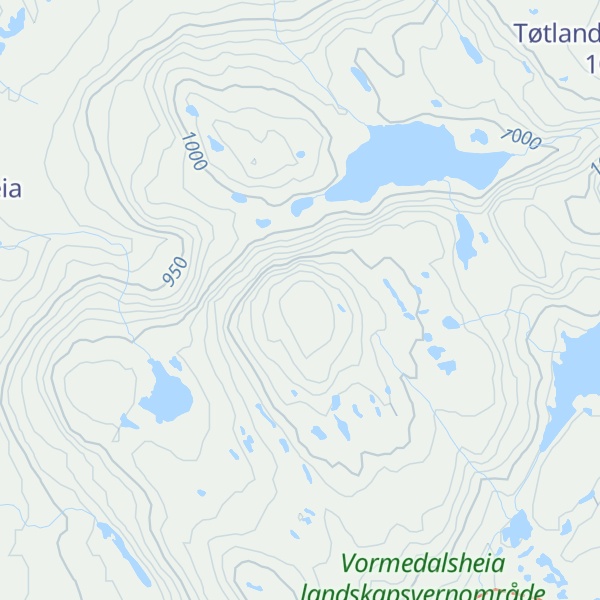 Map of Fjellsenden