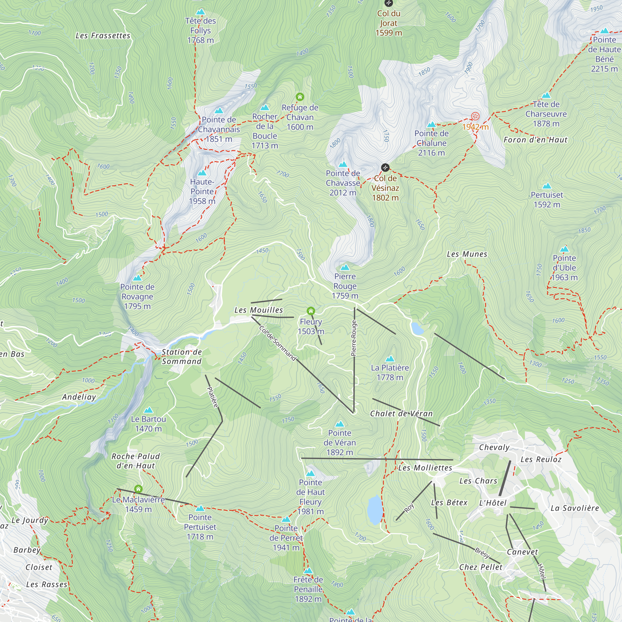 Fleury map