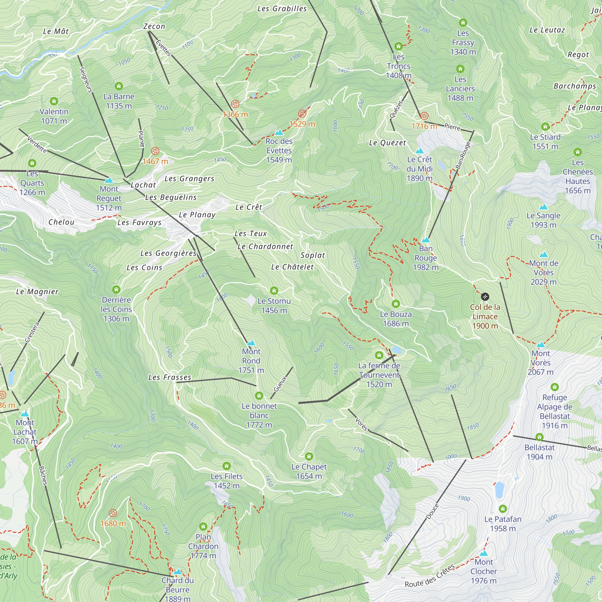 La Praise map