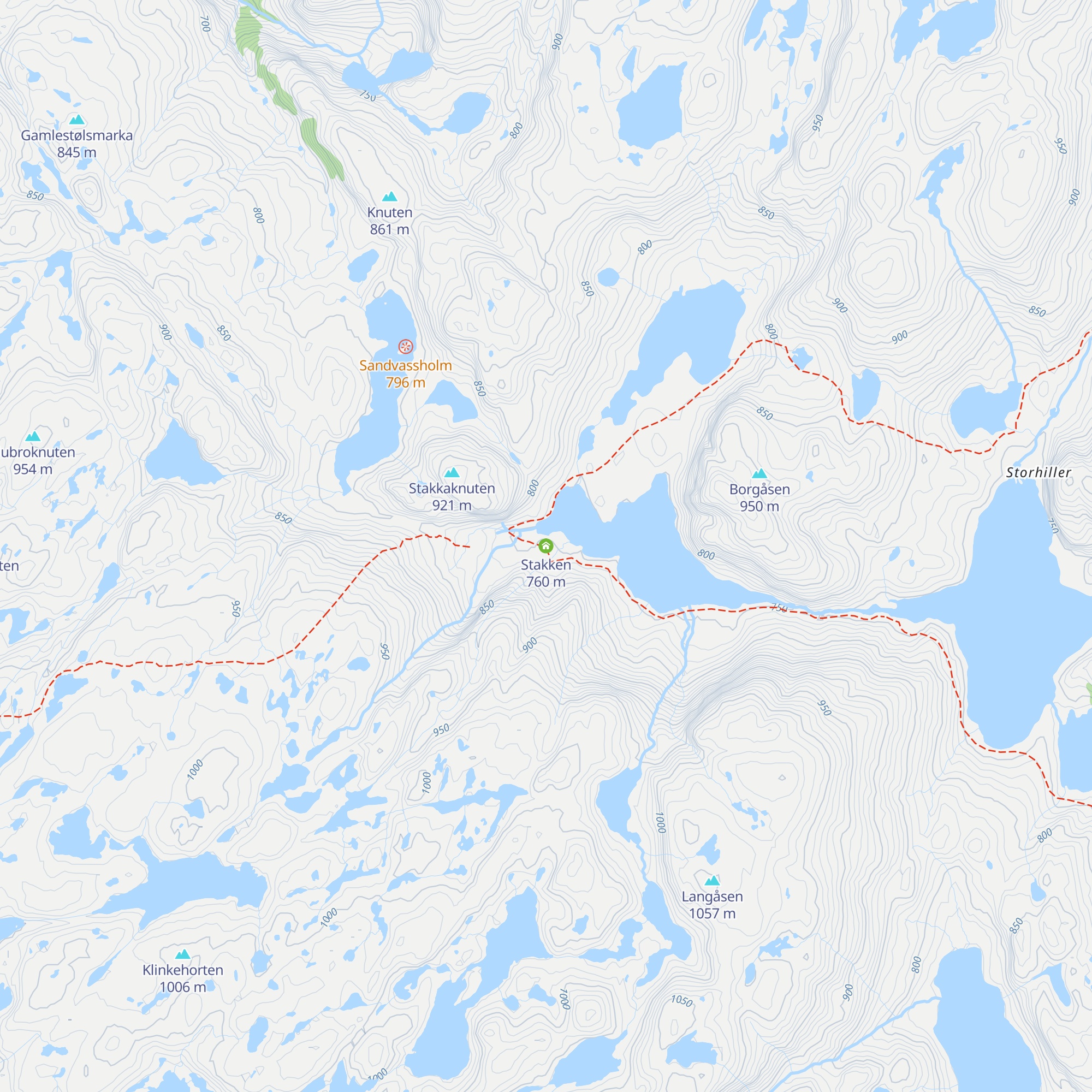 Stakken map