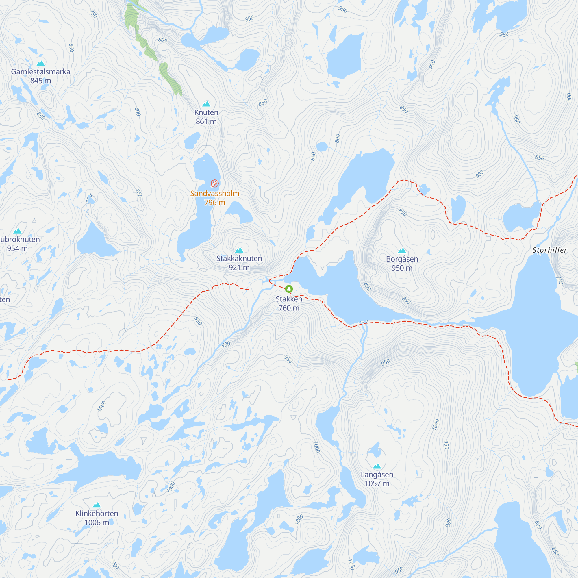 Stakken map