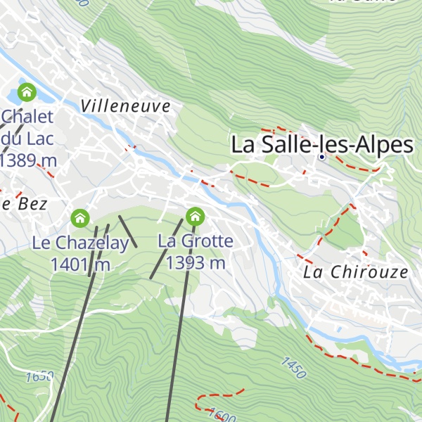 Map of La Table du Rock Noir