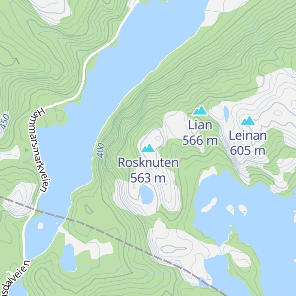 Map of Rosknuten