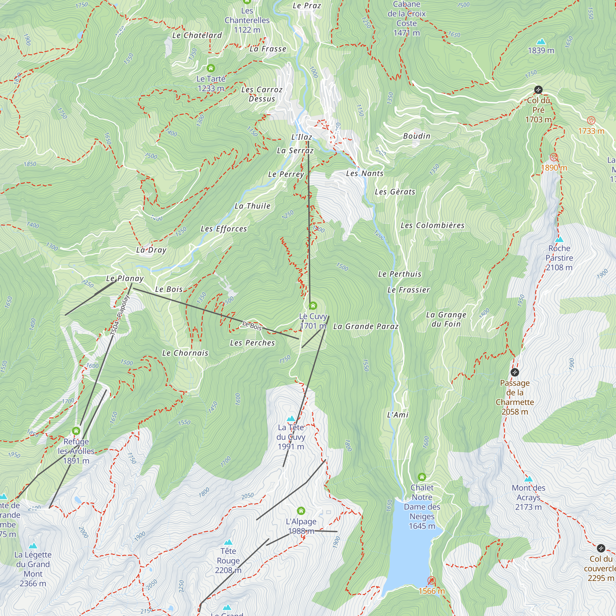 Le Panoramique map