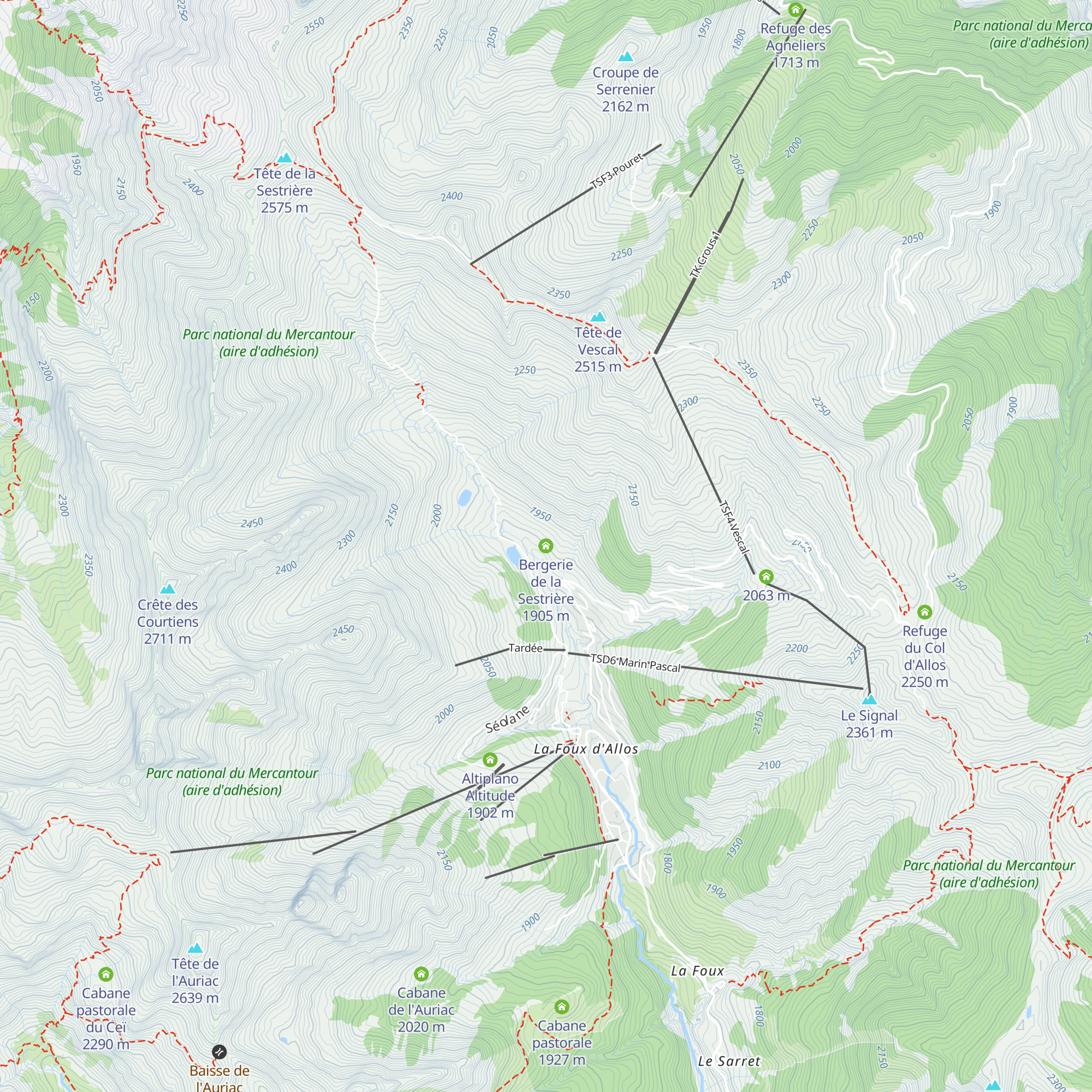 Bergerie de la Sestrière map